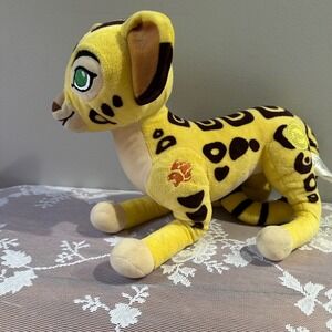 Disney‎ Store The Lion Guard Kion Plush Stuffed Animal Yellow Spotted Cub